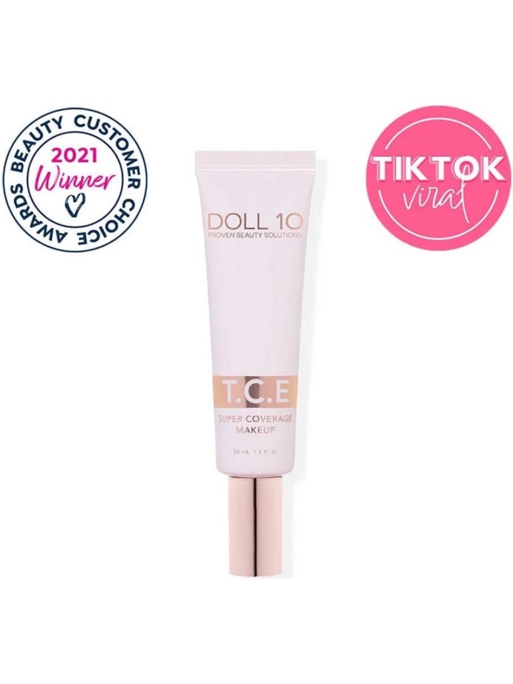 Doll 10 T.C.E. Super Coverage Makeup  Fair